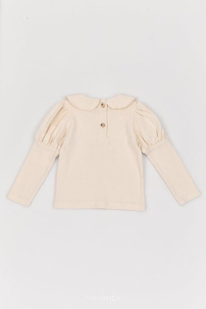 Collar Embroidery Tee [THE BEIGE]（2026AW） 21