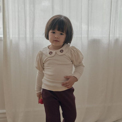 Collar Embroidery Tee [THE BEIGE]（2026AW） 2