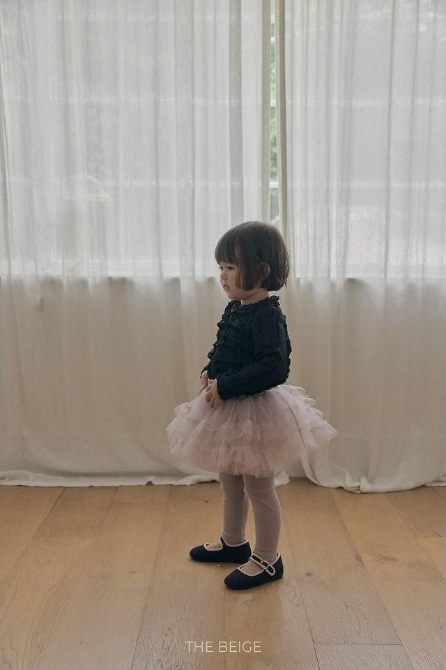 Ruffle Tee [THE BEIGE]（2026AW） 3