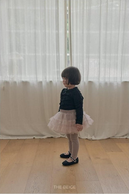 Ruffle Tee [THE BEIGE]（2026AW） 4