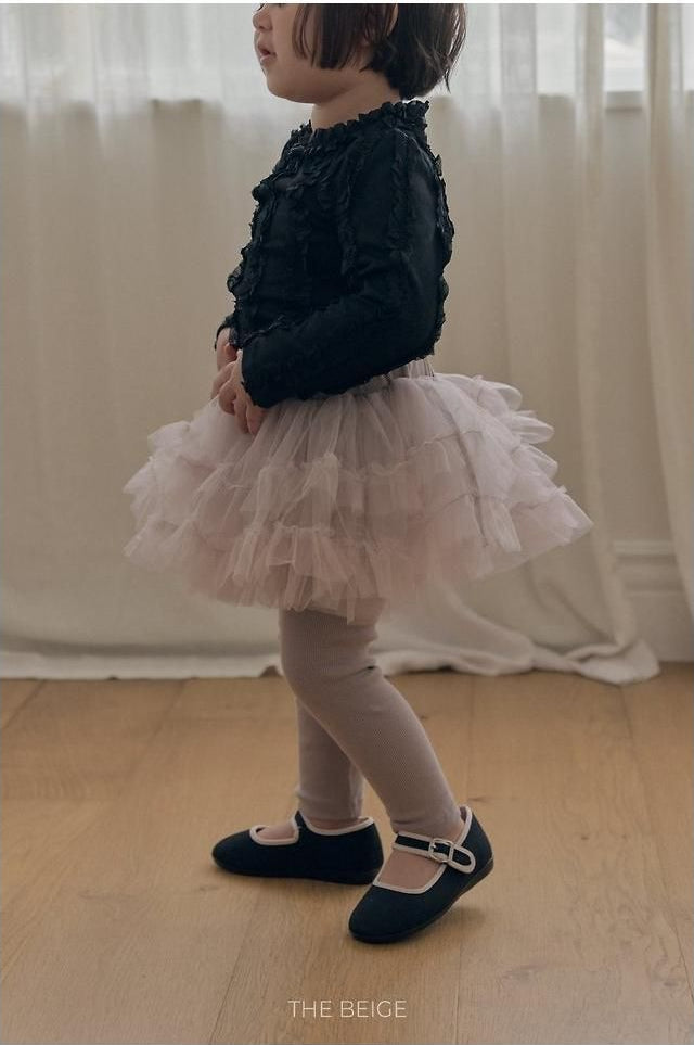 Ruffle Tee [THE BEIGE]（2026AW） 5