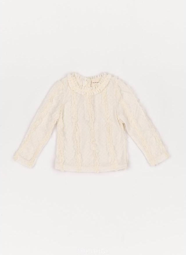 Ruffle Tee [THE BEIGE]（2026AW） 15