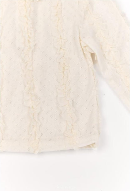 Ruffle Tee [THE BEIGE]（2026AW） 16
