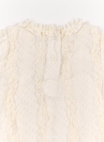 Ruffle Tee [THE BEIGE]（2026AW） 18