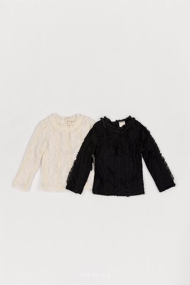 Ruffle Tee [THE BEIGE]（2026AW） 19