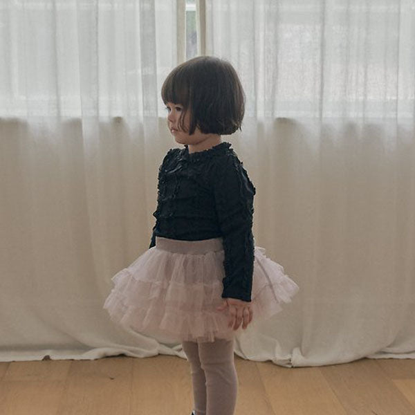 Ruffle Tee [THE BEIGE]（2026AW） 1