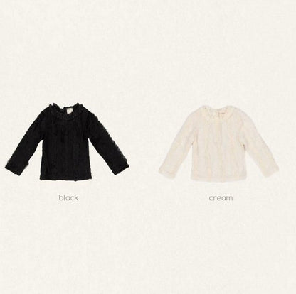 Ruffle Tee [THE BEIGE]（2026AW） 2