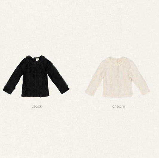 Ruffle Tee [THE BEIGE]（2026AW） 2