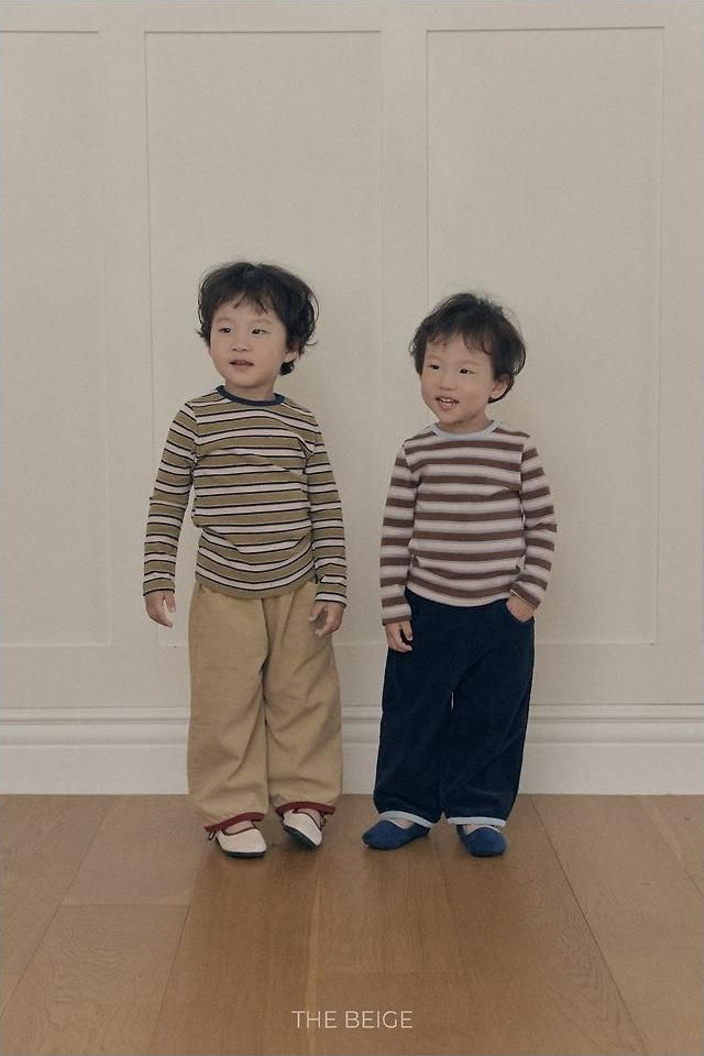 Multi Stripe Tee [THE BEIGE]（2026AW） 3