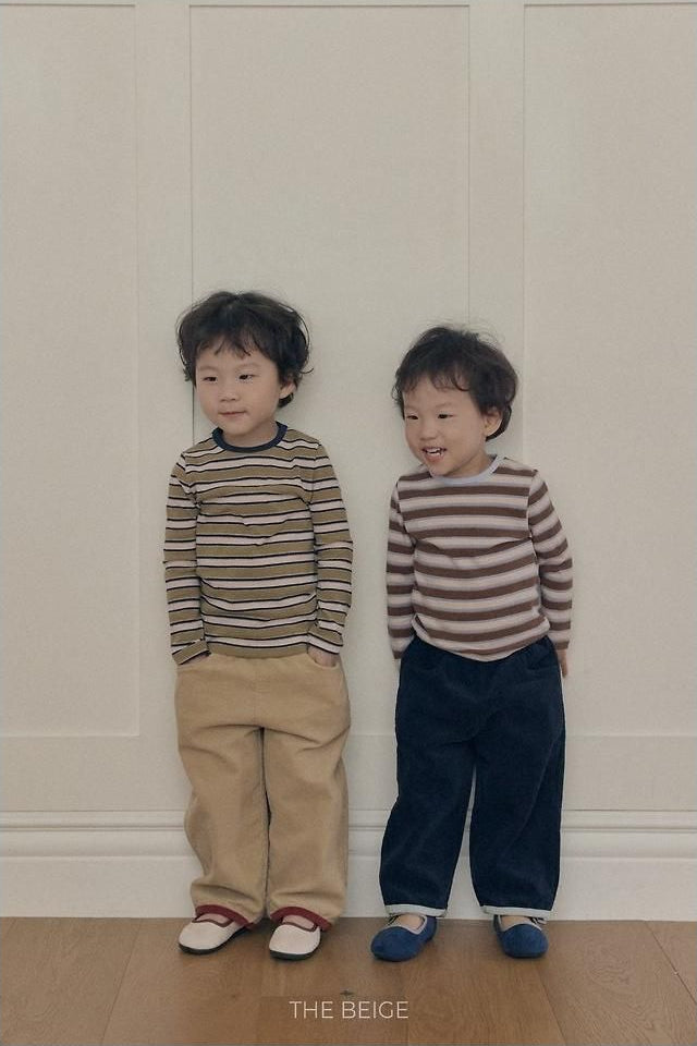 Multi Stripe Tee [THE BEIGE]（2026AW） 5
