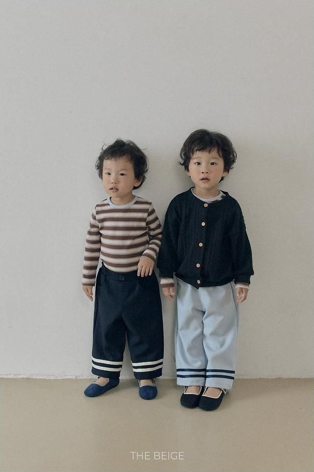 Multi Stripe Tee [THE BEIGE]（2026AW） 15