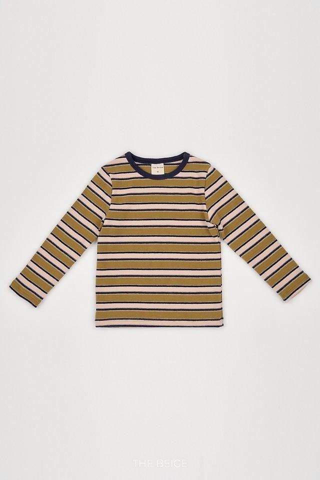 Multi Stripe Tee [THE BEIGE]（2026AW） 20