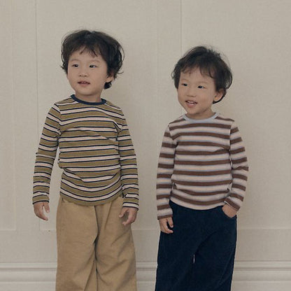 Multi Stripe Tee [THE BEIGE]（2026AW） 1