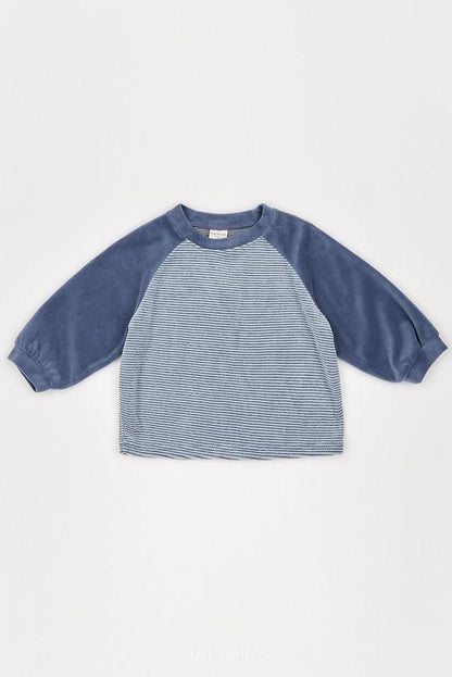 Velvet Stripe Tee [THE BEIGE]（2026AW） 18