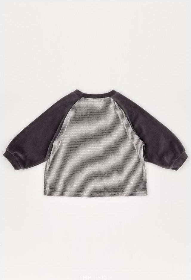 Velvet Stripe Tee [THE BEIGE]（2026AW） 21