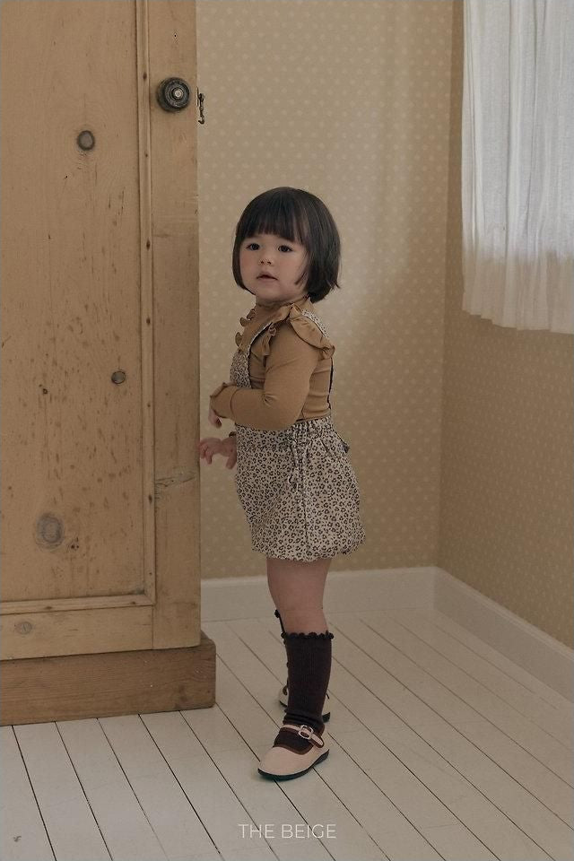 Ribbed Frill Tee [THE BEIGE]（2026AW） 7