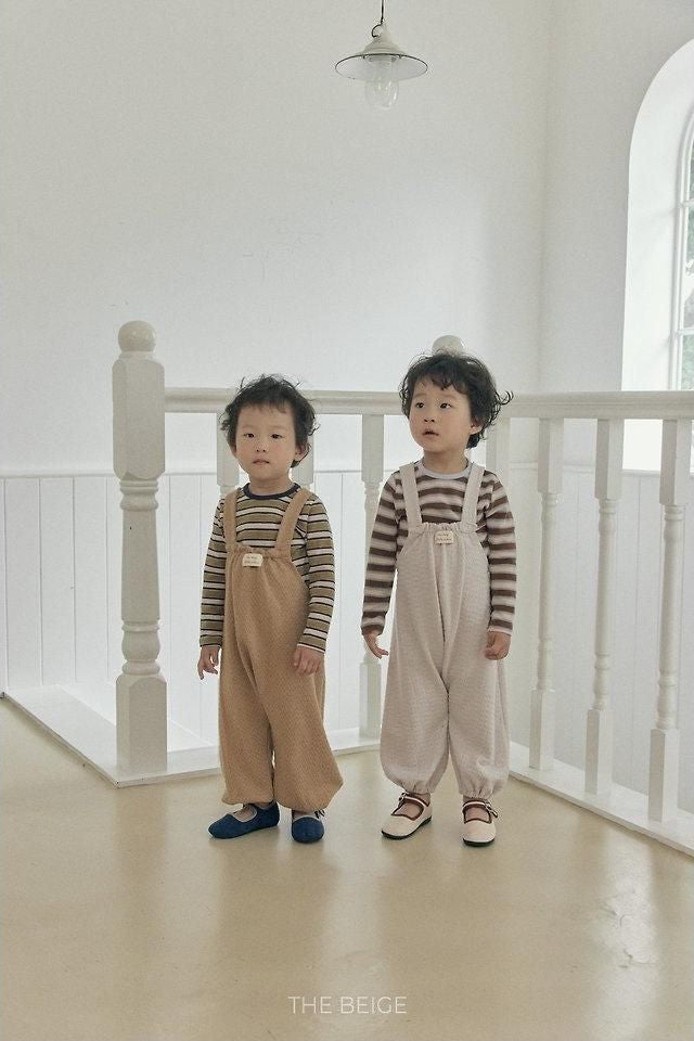 Knit Overalls [THE BEIGE]（2026AW） 2
