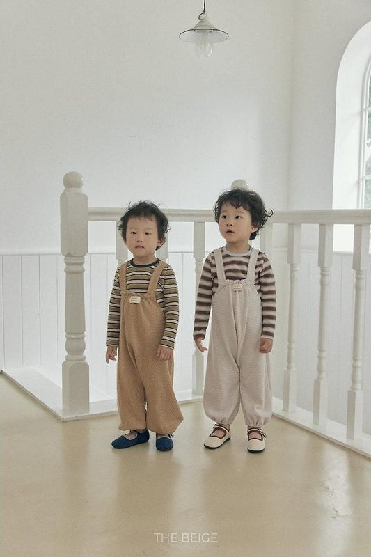 Knit Overalls [THE BEIGE]（2026AW） 2