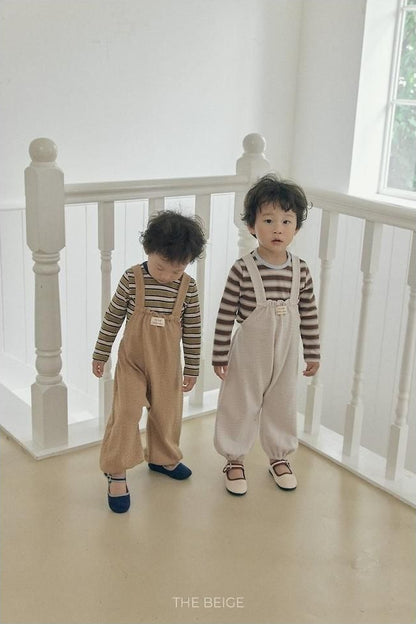 Knit Overalls [THE BEIGE]（2026AW） 3