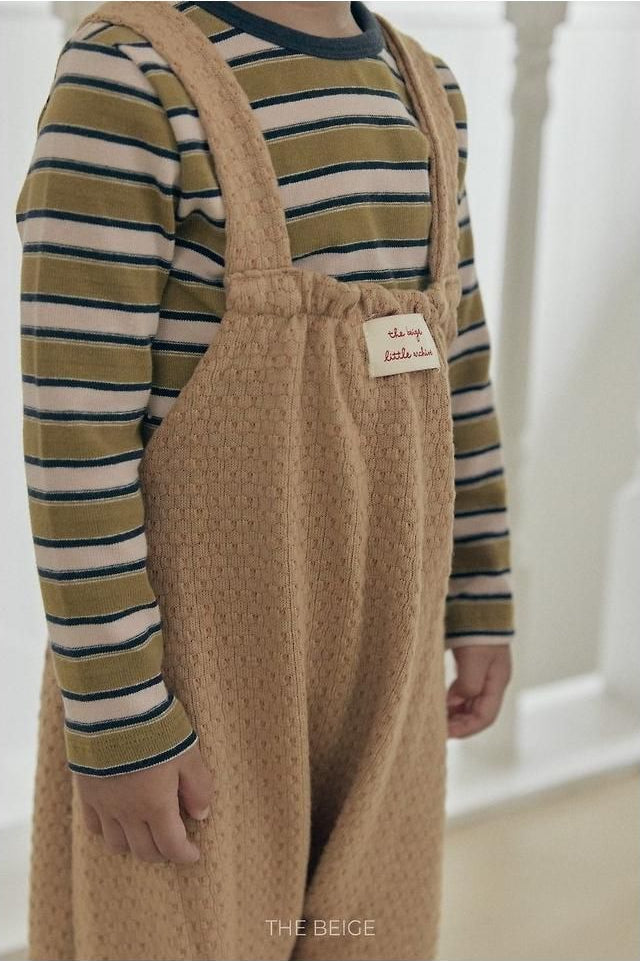 Knit Overalls [THE BEIGE]（2026AW） 4