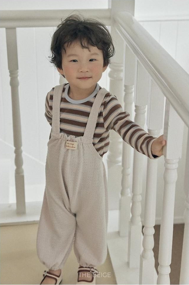 Knit Overalls [THE BEIGE]（2026AW） 7