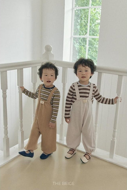Knit Overalls [THE BEIGE]（2026AW） 10