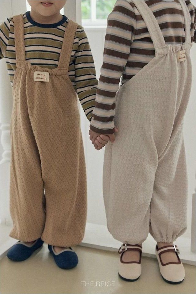 Knit Overalls [THE BEIGE]（2026AW） 14