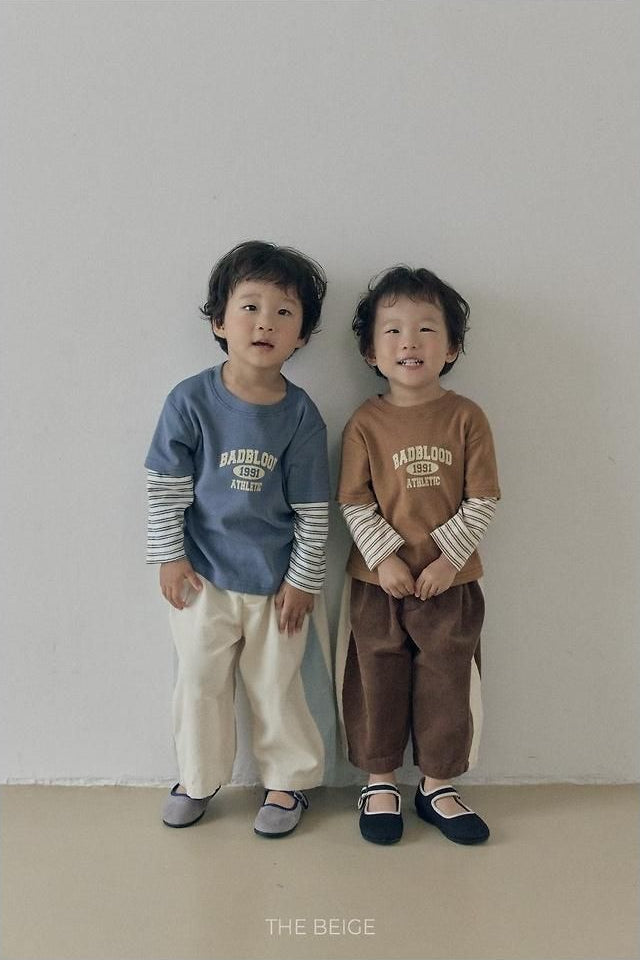 Side Color Block Corduroy Pants [THE BEIGE]（2026AW） 4