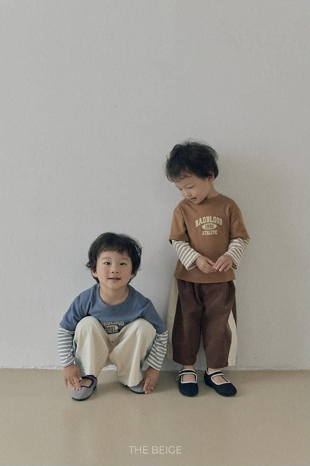Side Color Block Corduroy Pants [THE BEIGE]（2026AW） 6