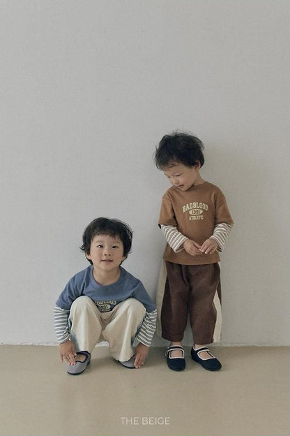 Side Color Block Corduroy Pants [THE BEIGE]（2026AW） 6