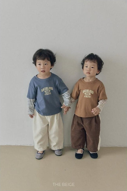 Side Color Block Corduroy Pants [THE BEIGE]（2026AW） 13