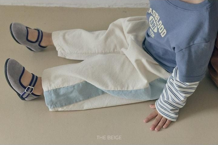 Side Color Block Corduroy Pants [THE BEIGE]（2026AW） 14