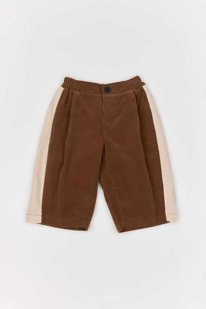 Side Color Block Corduroy Pants [THE BEIGE]（2026AW） 18