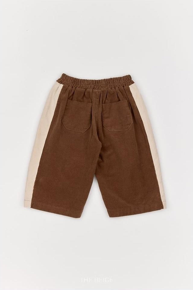 Side Color Block Corduroy Pants [THE BEIGE]（2026AW） 19