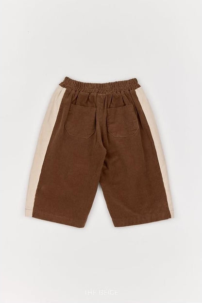 Side Color Block Corduroy Pants [THE BEIGE]（2026AW） 19