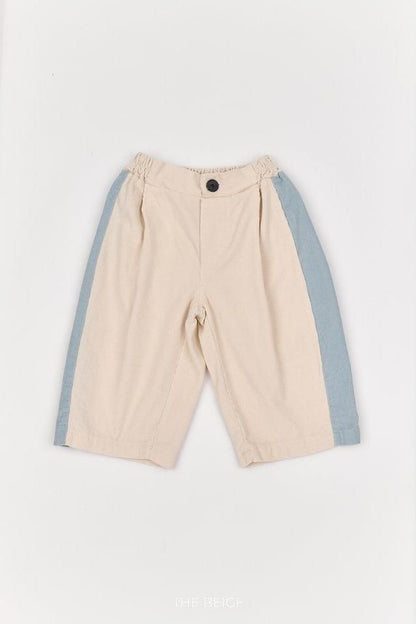 Side Color Block Corduroy Pants [THE BEIGE]（2026AW） 20