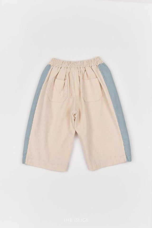Side Color Block Corduroy Pants [THE BEIGE]（2026AW） 21