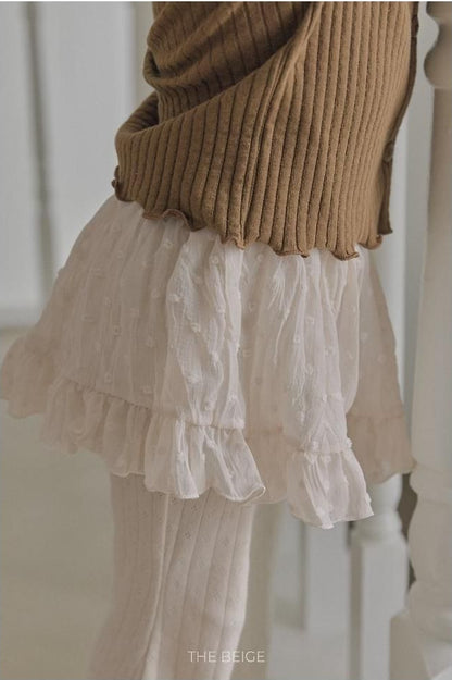 Chiffon Skort [THE BEIGE]（2026AW） 9