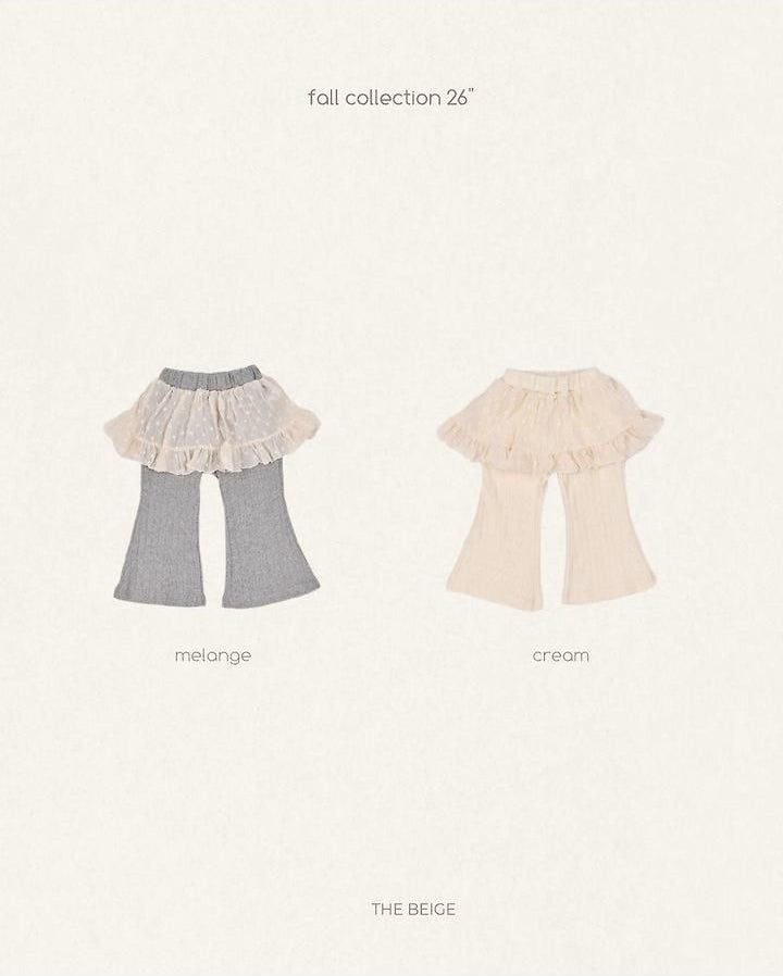 Chiffon Skort [THE BEIGE]（2026AW） 18