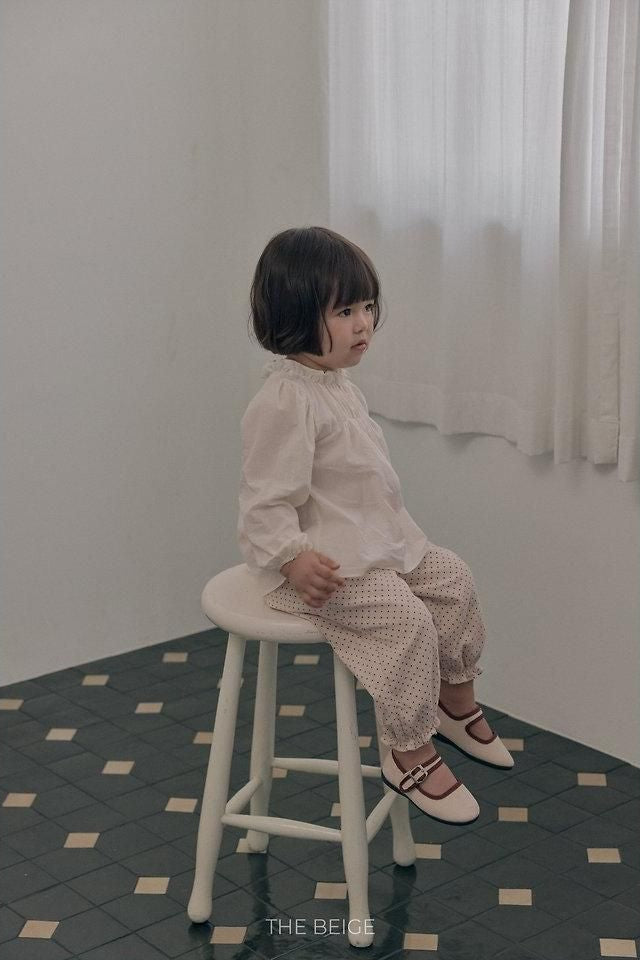 Dot Frill Pants [THE BEIGE]（2026AW） 3