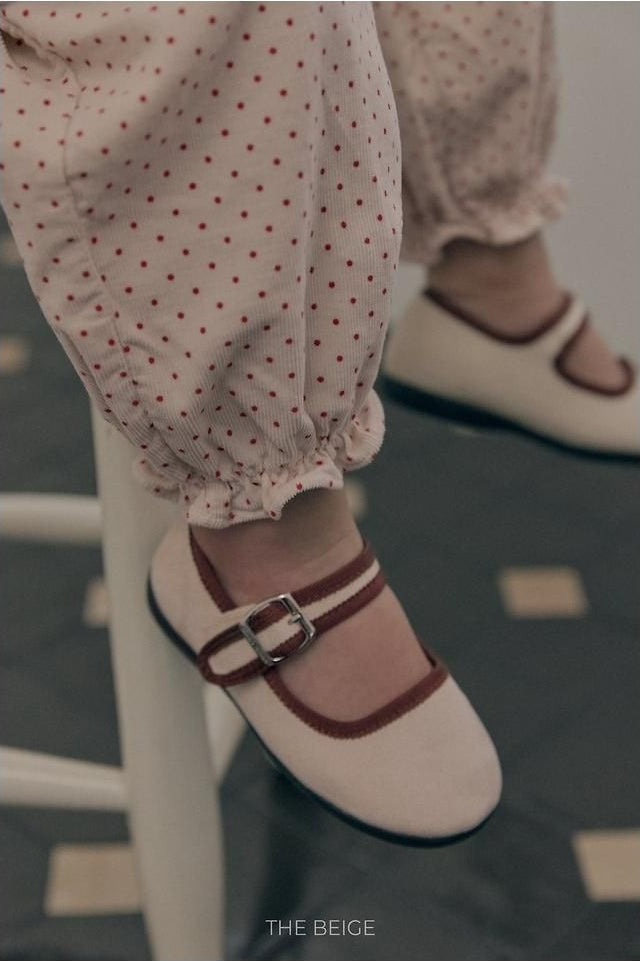 Dot Frill Pants [THE BEIGE]（2026AW） 4