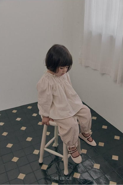 Dot Frill Pants [THE BEIGE]（2026AW） 5