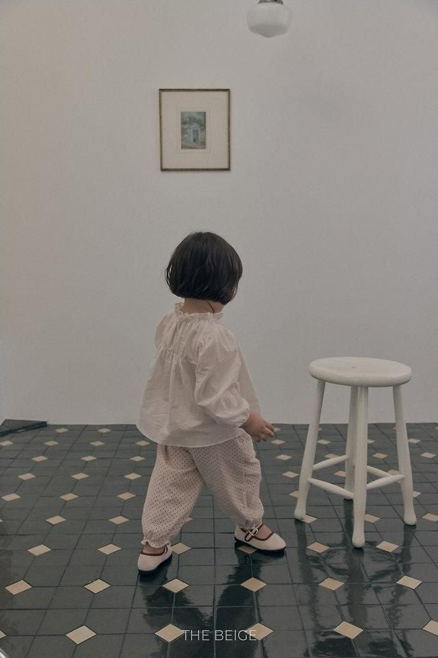 Dot Frill Pants [THE BEIGE]（2026AW） 7