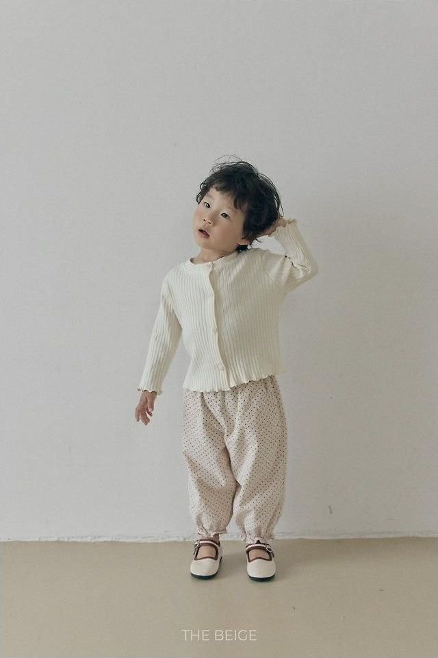 Dot Frill Pants [THE BEIGE]（2026AW） 12