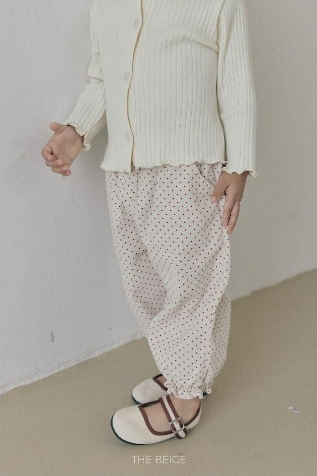 Dot Frill Pants [THE BEIGE]（2026AW） 19