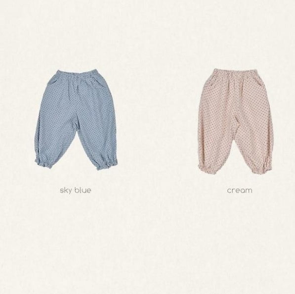Dot Frill Pants [THE BEIGE]（2026AW） 1