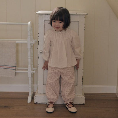 Dot Frill Pants [THE BEIGE]（2026AW） 2