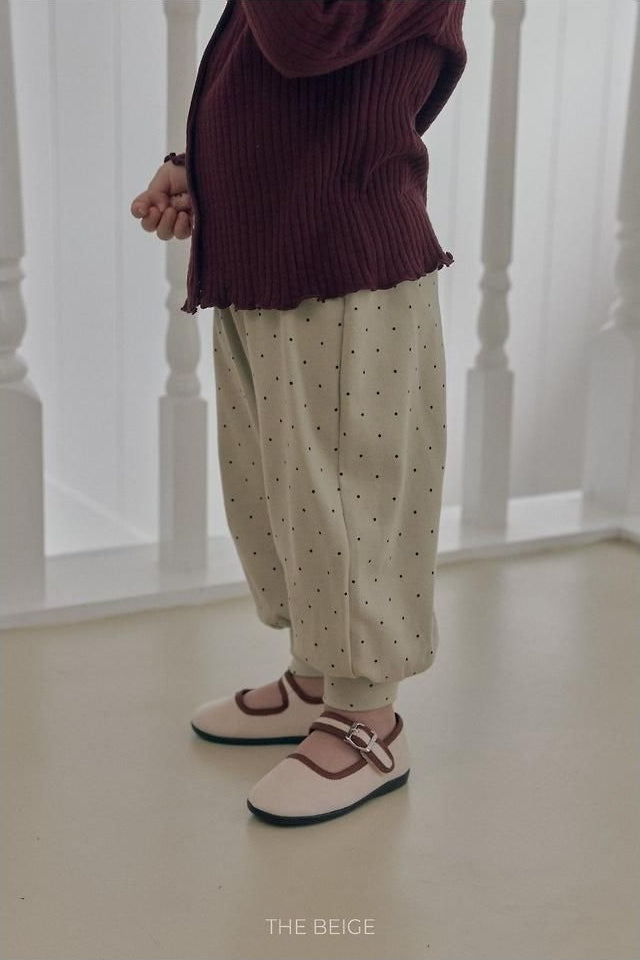 Aladdin Dot Pants [THE BEIGE]（2026AW） 4