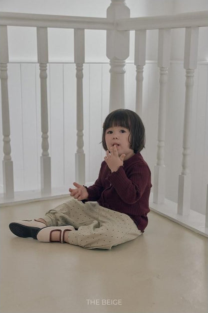Aladdin Dot Pants [THE BEIGE]（2026AW） 5
