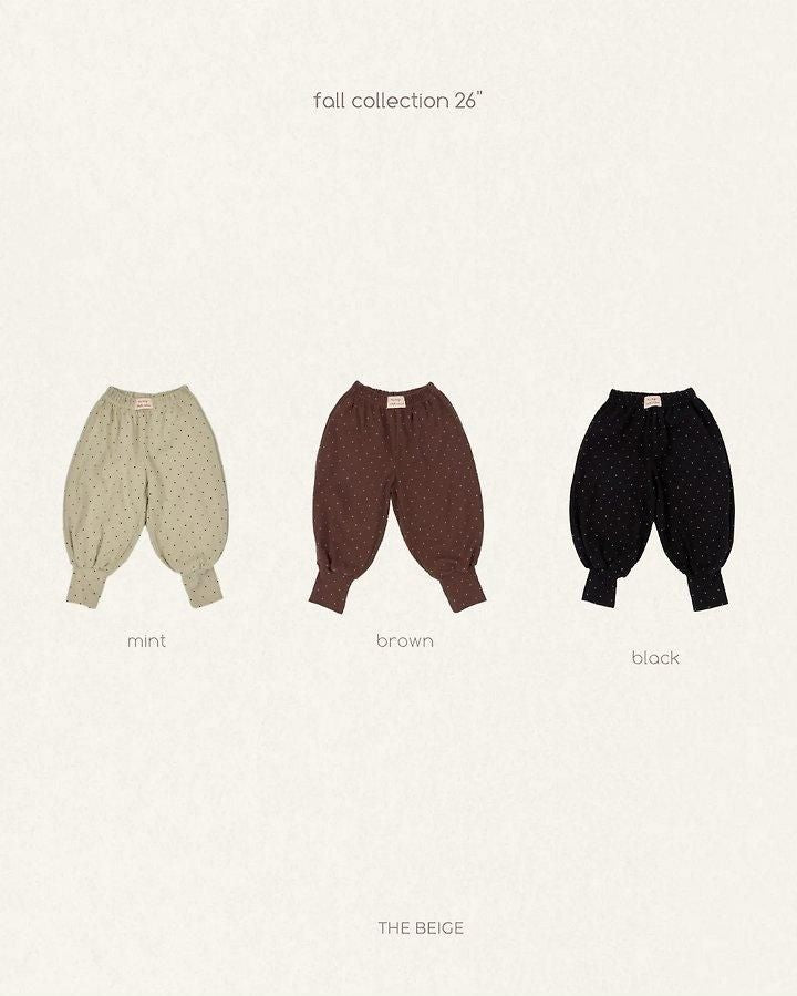 Aladdin Dot Pants [THE BEIGE]（2026AW） 19